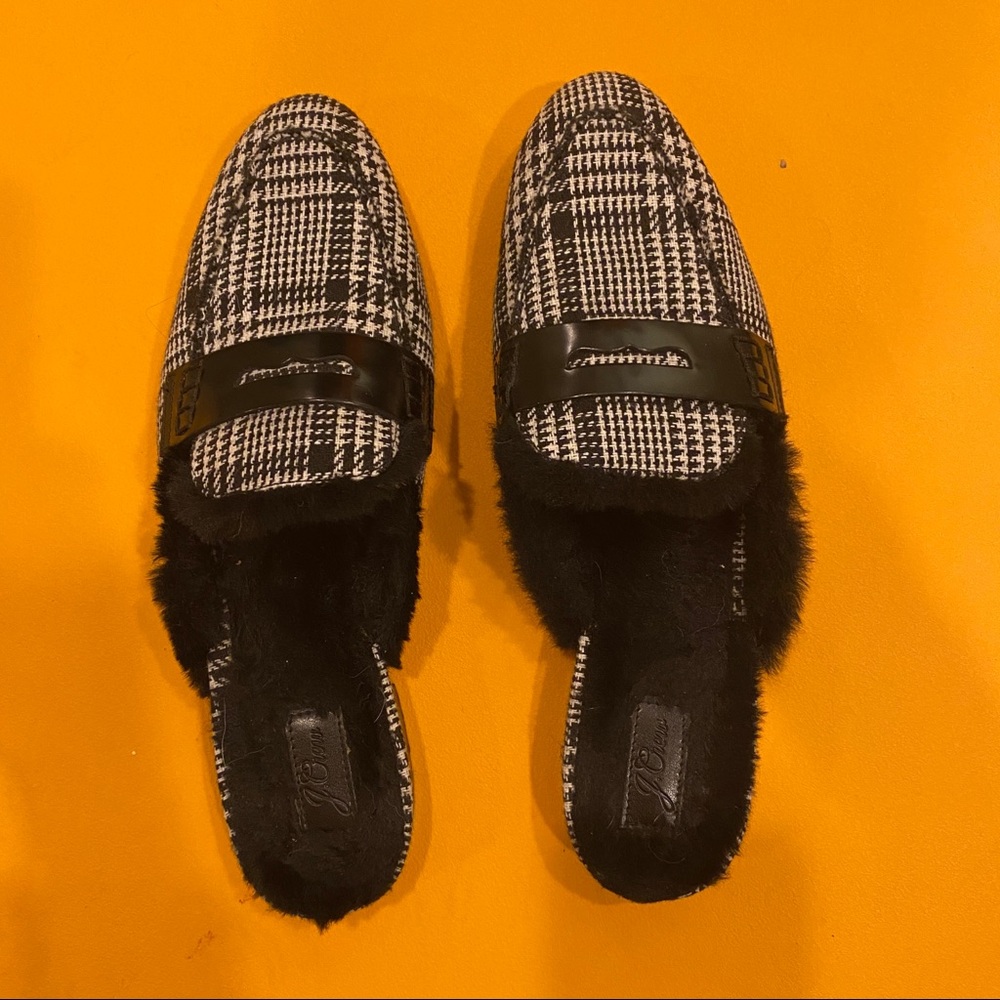 J Crew mule flats - size 10